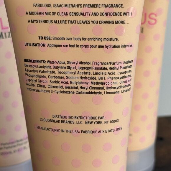 4 FABULOUS Isaac Mizrahi Perfumed Body Lotion 6.7oz Full Size Set NWT - Picture 3 of 4